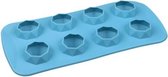 2 STUKS creatieve siliconen ijsbakvorm 8 doorlopende vorm zelfgemaakte doe-het-zelf ijsbakdoos, stijl: baksteen (blauw)