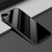 SULADA metalen frame gehard glazen hoesje voor iPhone 8 Plus & 7 Plus (zwart)
