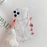 TPU-beschermhoes met marmerpatroon voor iPhone 11 (geel)