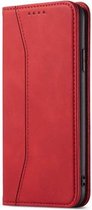 iPhone 8 Bookcase Hoesje - Magnetisch - Leer - Portemonnee - Book Case - Wallet - Flip Cover - Apple iPhone 8 - Rood