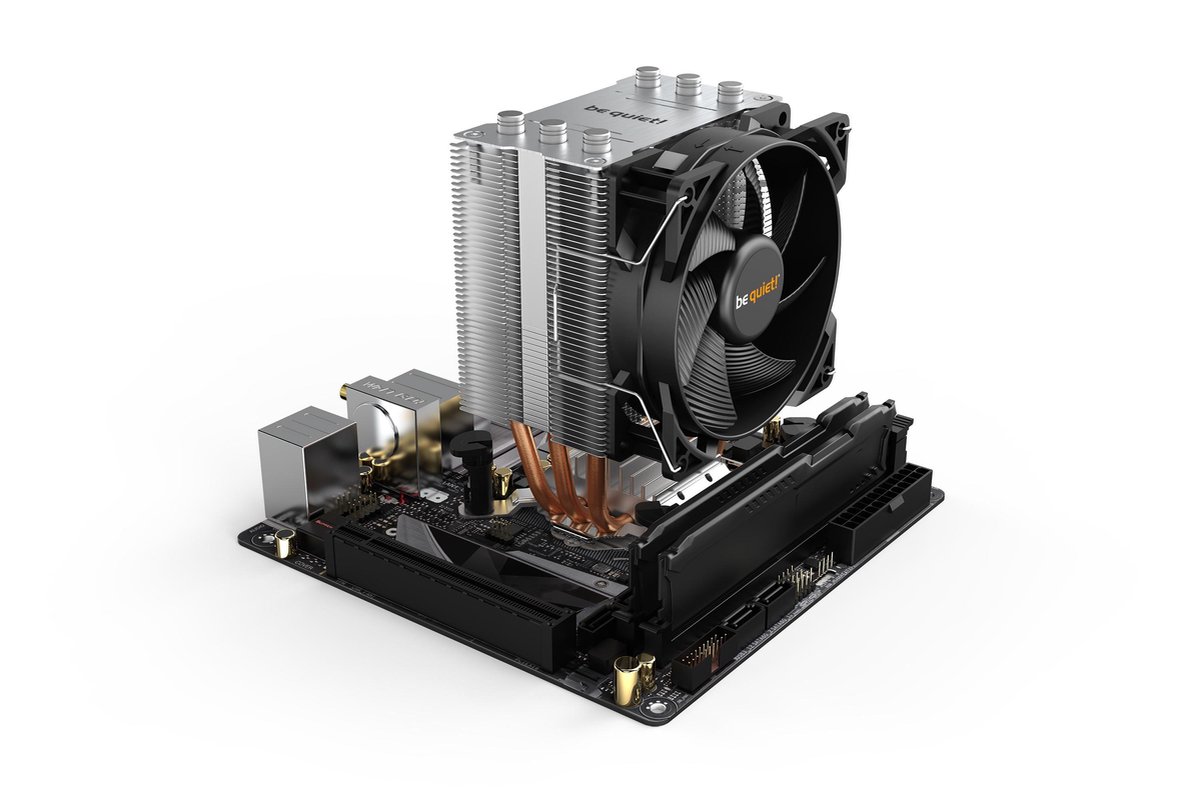 Bol.com be quiet! - Pure Rock Slim 2 Cooler Multi Socket | FMx,AM3/4,115x 1200 TDP 120W aanbieding