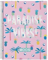 Schrift met ringen Paradise Moos A4