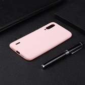 Voor Xiaomi Mi CC9e Candy Color TPU Case (roze)