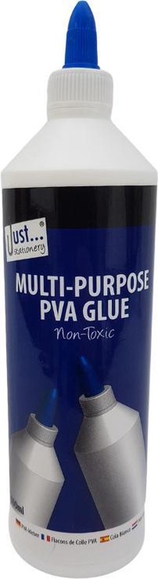 forum krijgen Gezicht omhoog PVA glue - Niet-giftige multifunctionele witte lijm- 500ml | bol.com