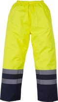 Yoko RWS broek waterdicht XL Geel/Donkerblauw