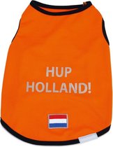 Honden t-shirt - Voetbalshirt voor uw hond - HUP HOLLAND - Maat M: 33 cm