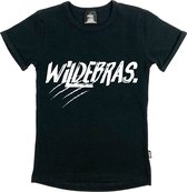 KMDB Shirtje Wildebras Black Jongens Zwart - Maat 92