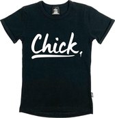 KMDB Shirtje Chick Black Meisjes Zwart - Maat 134