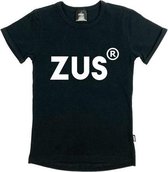 KMDB Shirtje Zus Black Meisjes Zwart - Maat 104