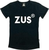 KMDB Shirtje Zus Black Meisjes Zwart - Maat 128