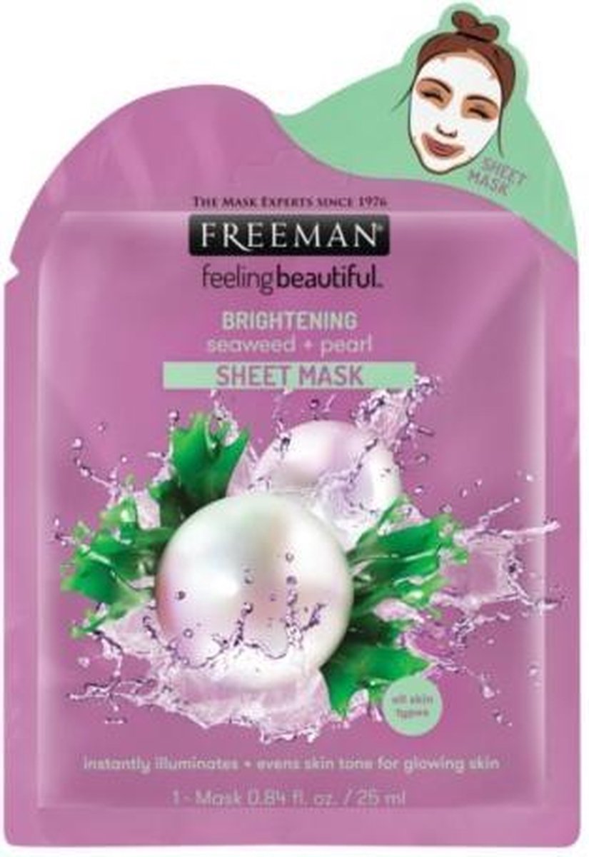 Freeman - (Brightening Sheer Mask) 25 ml - 25ml