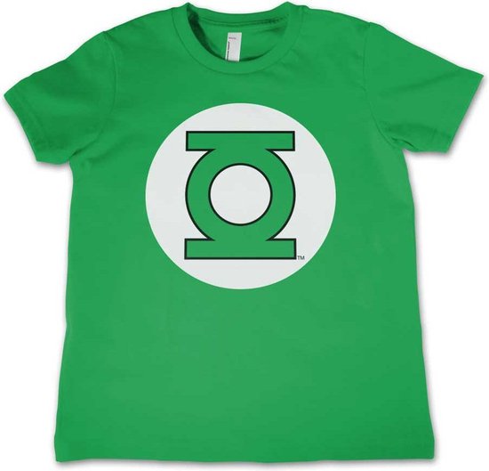Green Lantern - Logo kinder T-shirt groen - Superhelden merchandise strips - jaar - Hybris