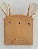 Hii You Crossbody bag Bunny - Meisjestas - Beige - Cadeau kind - Schoudertas meisje - Tas konijn - Munstjes tas