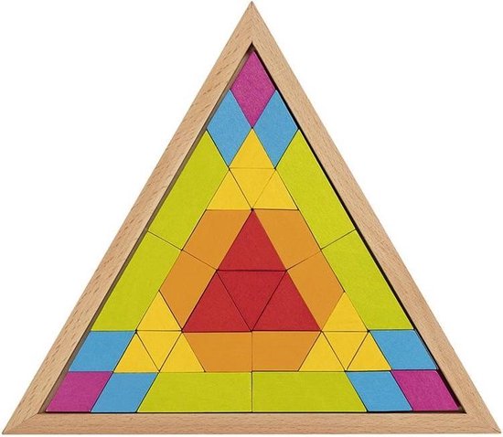 Afbeelding van het spel Goki Mozaiek legspel - Driehoek