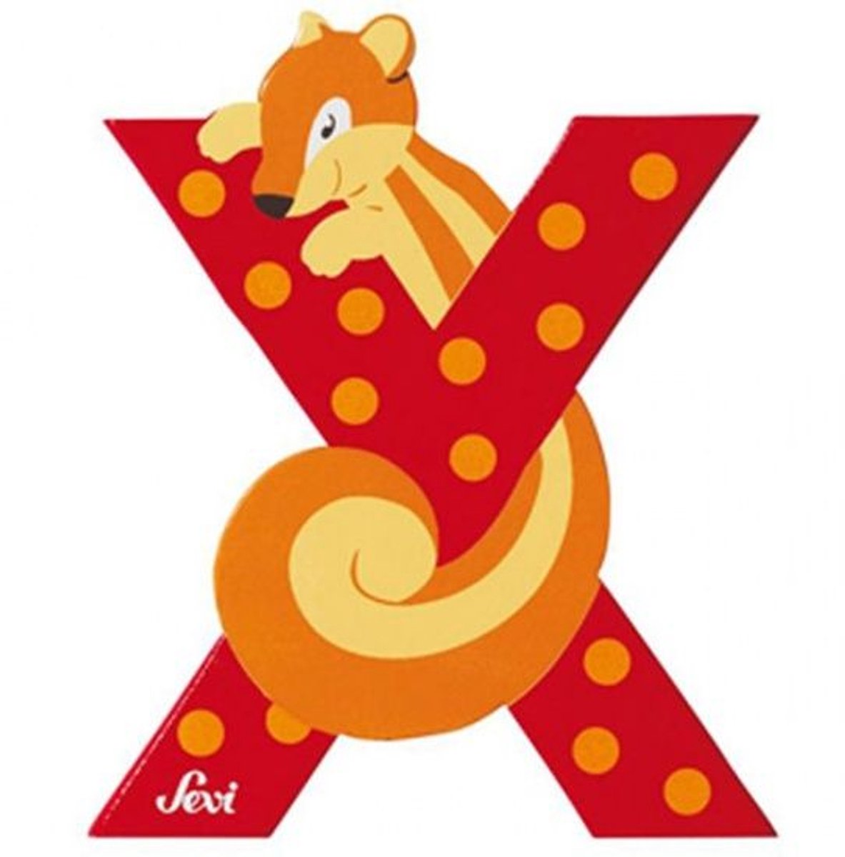 Letter - X - Hout - Sevi