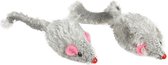 Kattenspeeltje Muis Kortharig - 12 stuks - Grijs - 5 cm