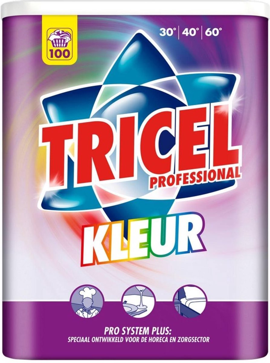 Tricel | Plus color | Waspoeder | Doos 8 kg