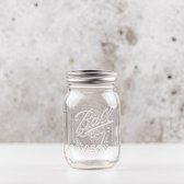 Mason Jar - Pint - Smalle Opening - 490 ml - 6 stuks