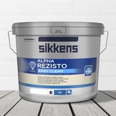 Sikkens Alpha Rezisto Easy Clean 5 Liter 100% Wit