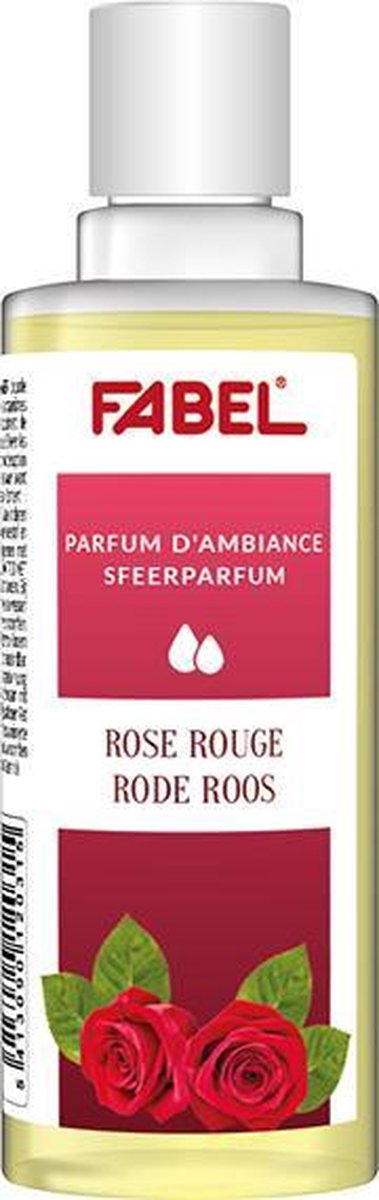 Goedkoopste Fabel Sfeerparfum - Interieurparfums - aangename en verfijnde geur in huis - 30 ml - Rode Roos
