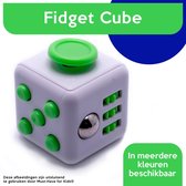 Fidget Cube "Wit-Groen" - Fidget Toys - Anti Stress Speelgoed - Stressbal - Hoogsensitiviteit - HSP - Infinity Cube
