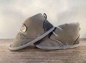 Baby schoentjes - Grijs - Antislip - 7-12 maanden - Baby