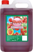 Raak Limonade vruchtensiroop Framboos Grote - XXL Jerrycan 5 Liter