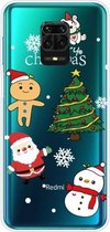 Voor Xiaomi Redmi Note 9S Christmas Series Transparante TPU beschermhoes (4 cartoons)