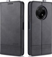 Voor Huawei Enjoy 20 Plus 5G AZNS Magnetische Kalf Textuur Horizontale Flip Leren Case met Kaartsleuven & Houder & Portemonnee (Zwart)