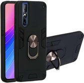 Voor vivo V15 Plus / V15 Pro / S1 Pro 2 in 1 Armor Series PC + TPU beschermhoes met ringhouder (zwart)