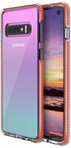 Voor Samsung Galaxy S10 TPU tweekleurige schokbestendige beschermhoes (oranje)