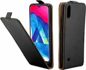 Zakelijke stijl verticale flip TPU lederen tas met kaartsleuf voor Samsung Galaxy M10 (zwart)