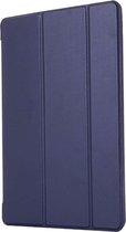 Voor iPad 10,2 inch GEBEI schokbestendige horizontale flip lederen tas met drievoudige houder (koningsblauw)