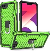 Voor OPPO A3s / A5 (AX5) Cool Armor PC + TPU schokbestendig hoesje met 360 graden rotatie ringhouder (groen)