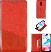 Voor Xiaomi Redmi 8 MUXMA MX109 horizontale flip lederen tas met houder en kaartsleuf en portemonnee (rood)