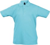 SOLS Kinder Unisex Zomer II Pique Polo Shirt (Hemelsblauw)