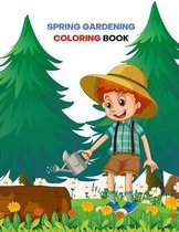 Spring Gardening Coloring Book