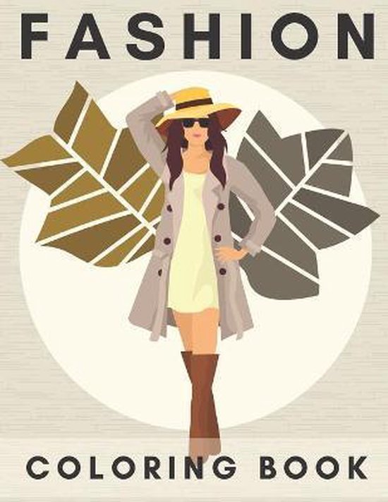 Fashion Books- Fashion Coloring Book. - cover