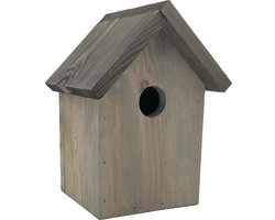 GARDEN SPIRIT Vogelhuisje 13 x 15 x 20 cm koolmees - Nestkast