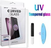 DrPhone Galaxy S21 Liquid Glass Screenprotector 9H – 0.33MM - UV Full Glue Screenprotector