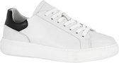 Oxmox Heren Witte leren sneaker - Maat 40