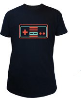 Free4All 8Bit - Unisex T-Shirt zwart  - Maat S - Games - Design - Designnation