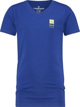 Vingino T-shirt B-basic Jongens Katoen/elastaan Blauw Maat 92