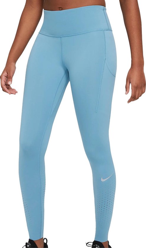 Nike Sportlegging - Maat XS - Vrouwen - lichtblauw | bol.com