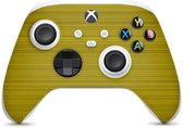 XBOX Controller Series X/S Skin Brushed Geel Sticker