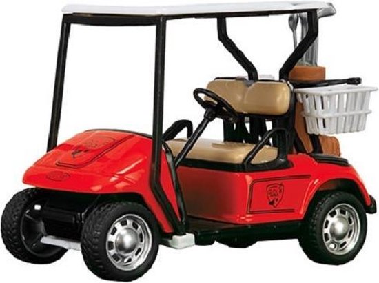 METAL Golfkar pull back 4-ass | golfauto | golf | auto | rood | metaal |  bol.com