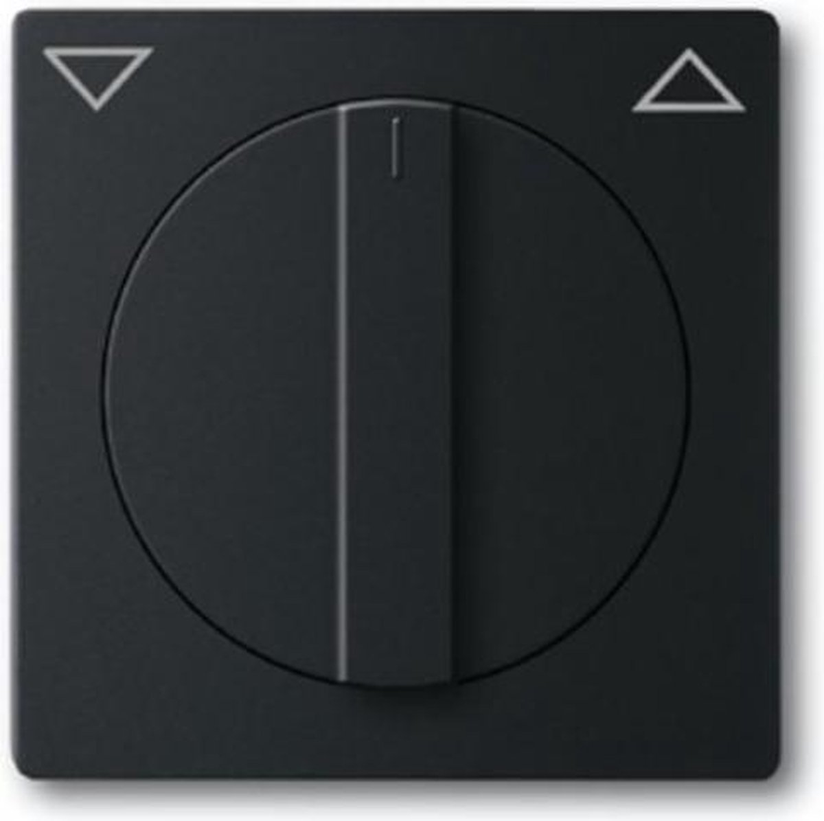 Busch-Jaeger Future Linear centraalplaat jaloezie zwart 2CKA001710A3894