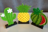 CACTUS / MELOEN / ANANAS VILT