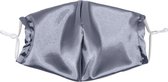 Beauty Pillow® Satijnen Mondmasker - Wasbaar - Silver