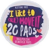 Nagellak remover 25 pads on the go